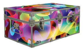 Designer Trunk - Vibrant Blobs - 32x18x13.5"