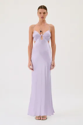 Millenia Halter Maxi Dress - Lilac