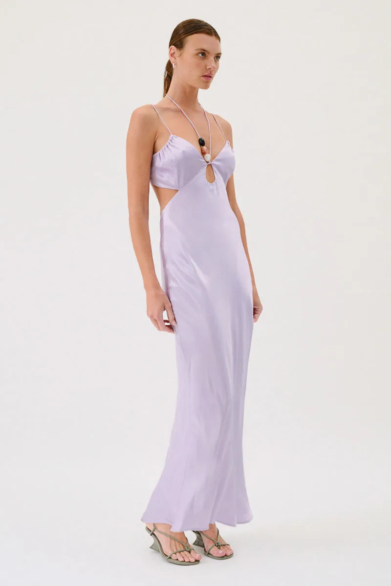 Millenia Halter Maxi Dress - Lilac