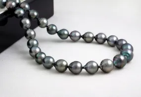 Tahitian pearl strand - Silver clasp - NESVPE01066